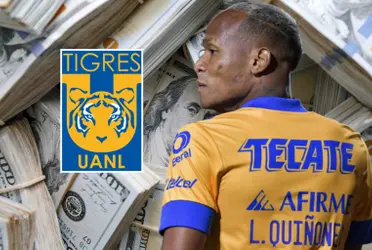 Tigres podría despedirse de Luis Quiñones, al colombiano le ofrecen 20 millones de pesos