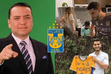 Adrián Marcelo festejó el campeonato de Tigres a su más puro estilo