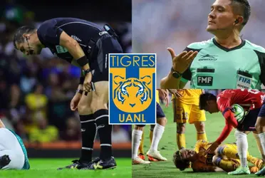 Al Curro Hernández le sancionaron Con 12 partidos y la sanción que le requería Fernando Guerrero atrás del mar arbitraje entre Tigres y Chivas