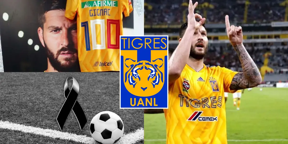 Al igual que André Pierre Gignac marcó más de 100 goles, hoy pierde la vida.  