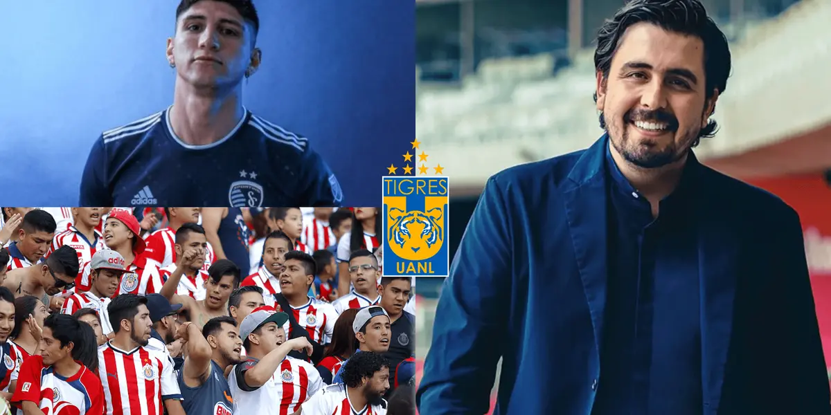 Chivas recibe una lección desde Tigres y los aficionados enfurecen con Amaury Vergara