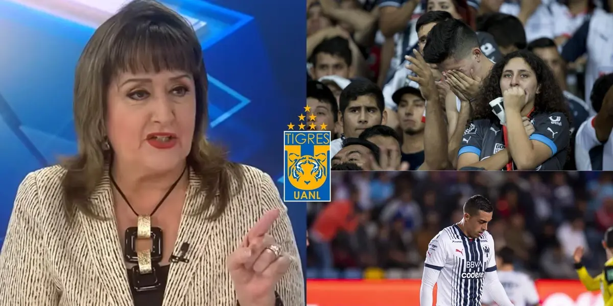 Deja ver su amor por Tigres y María Julia se burla de los aficionados de Rayados