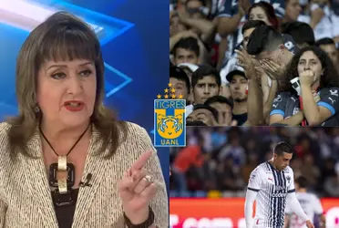 Deja ver su amor por Tigres y María Julia se burla de los aficionados de Rayados