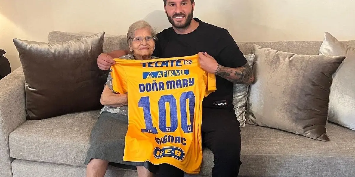 Doña Mary cumplió su sueño y presenció un entrenamiento del club de sus amores, los Tigres de la UANL 