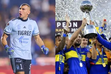 El arquero argentino estuvo en boca de muchos aficionados de Boca tras los rumores de su llegada con los Xeneizes