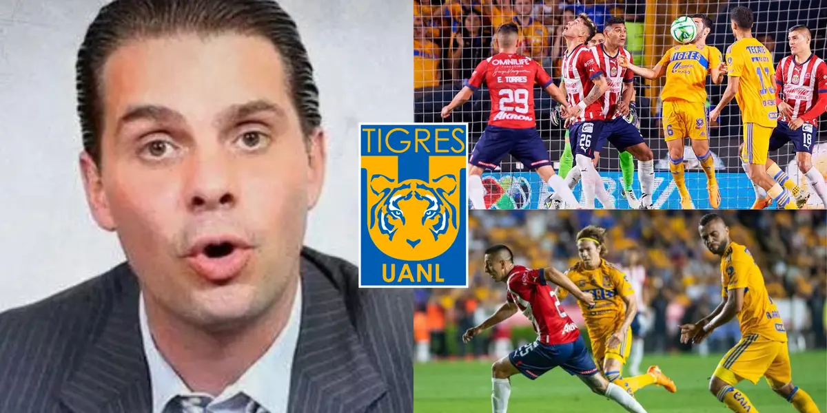 El narrador habló son tapujos y confesó por qué Tigres es mucho mejor que Chivas