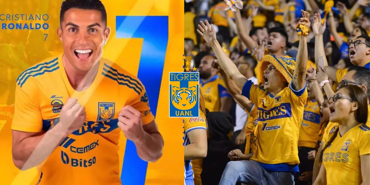 El portugués se hizo tendencia por una foto editada de Tigres