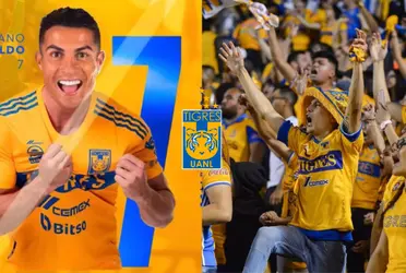 El portugués se hizo tendencia por una foto editada de Tigres