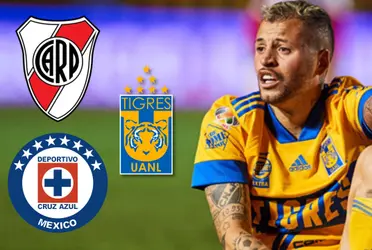 El uruguayo, además de la lesión, está borrado del plantel de Tigres