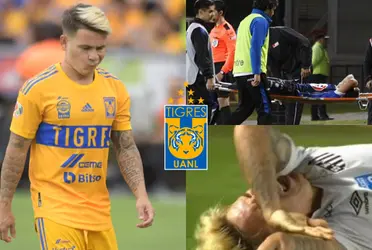 El venezolano sigue perteneciendo a Tigres, y ahora está gravemente lesionado