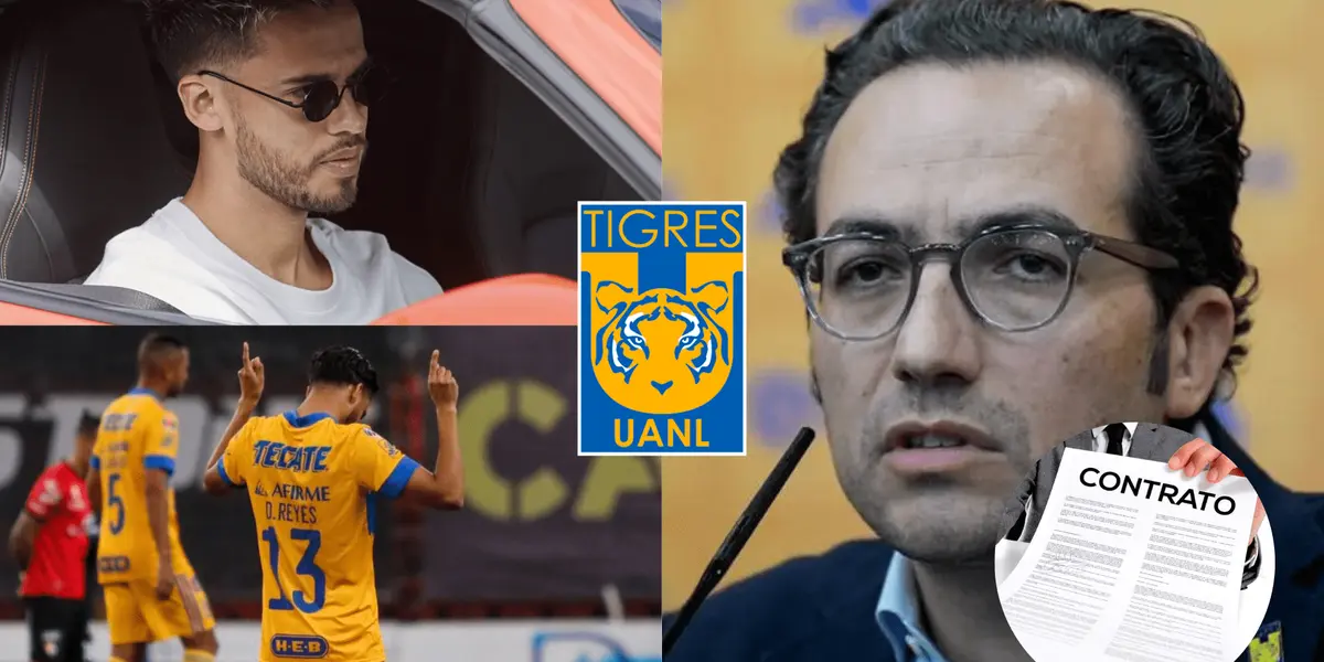 Fue una sorpresa para todos el desenlace del contrato de Diego Reyes en Tigres  