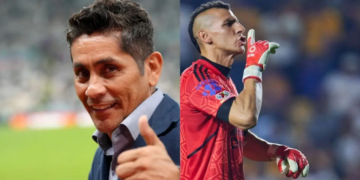 Jorge Campos se reencontró con su ídolo Nahuel Guzmán