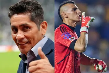 Jorge Campos se reencontró con su ídolo Nahuel Guzmán