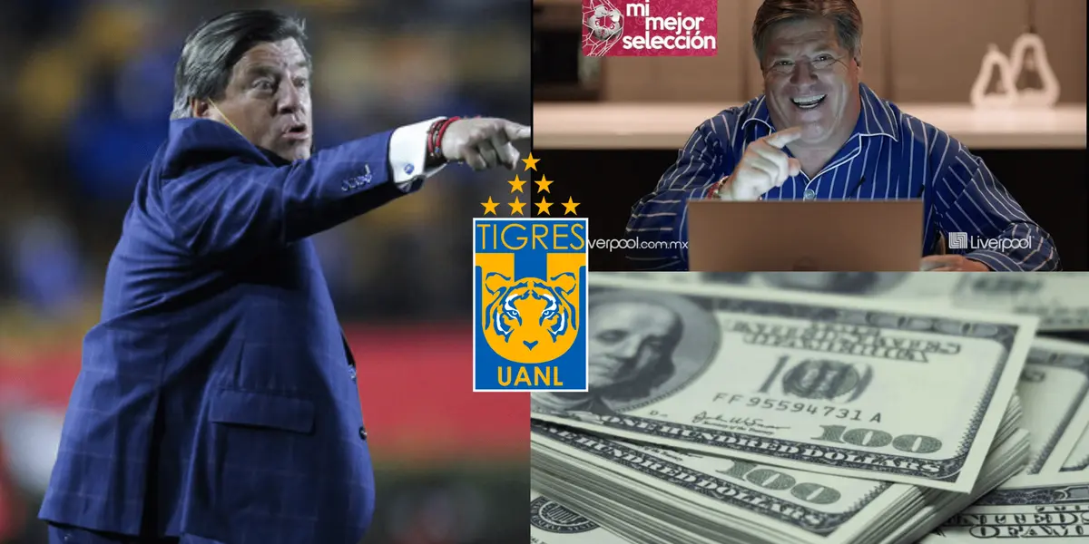 Miguel Herrera incrementa su fortuna y no es precisamente por los bonos con Tigres