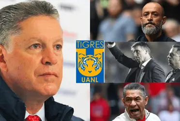 Peláez puede ser una posibilidad para Tigres, pero quiere a su entrenador de confianza