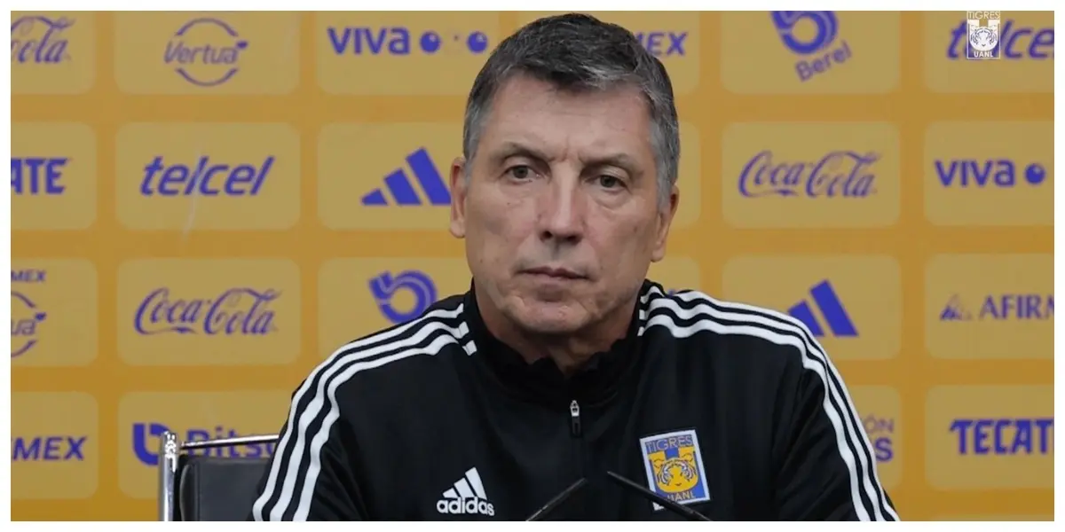 Robert Dante Siboldi, director técnico de los Tigres, ya prepara los primeros minutos del joven refuerzo en la Liga MX 