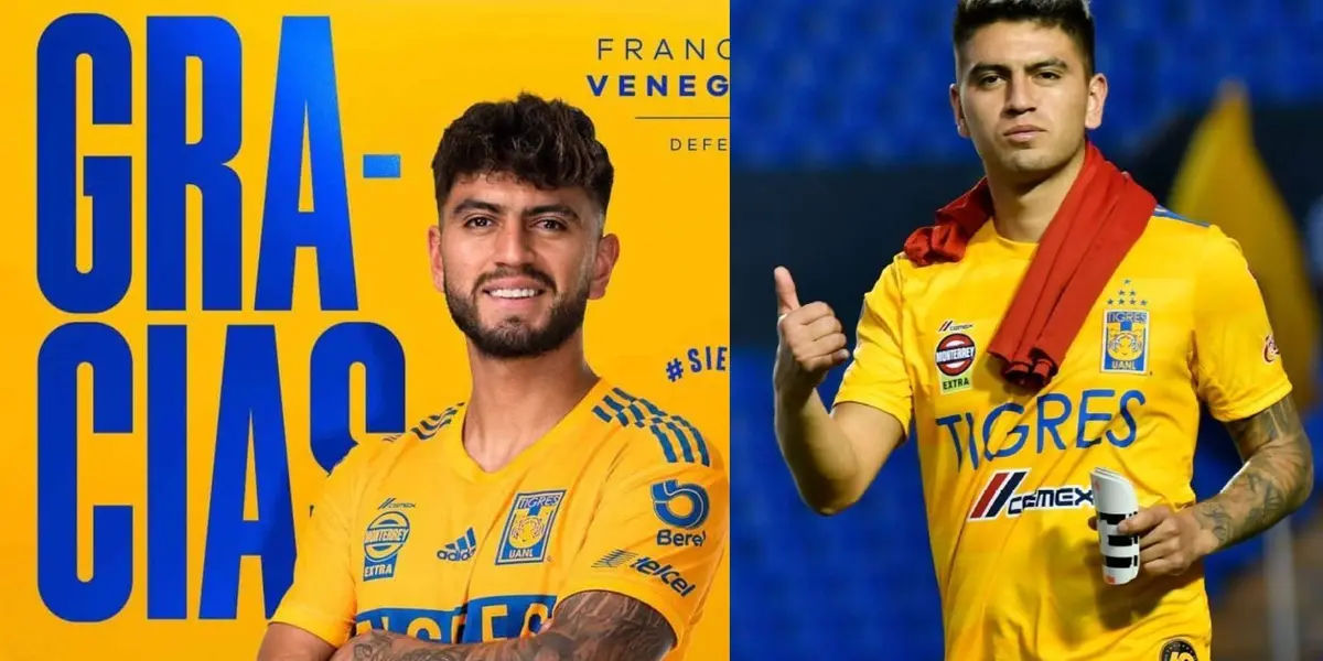 Salió de Tigres por falta de minutos y Venegas mostró su sentir