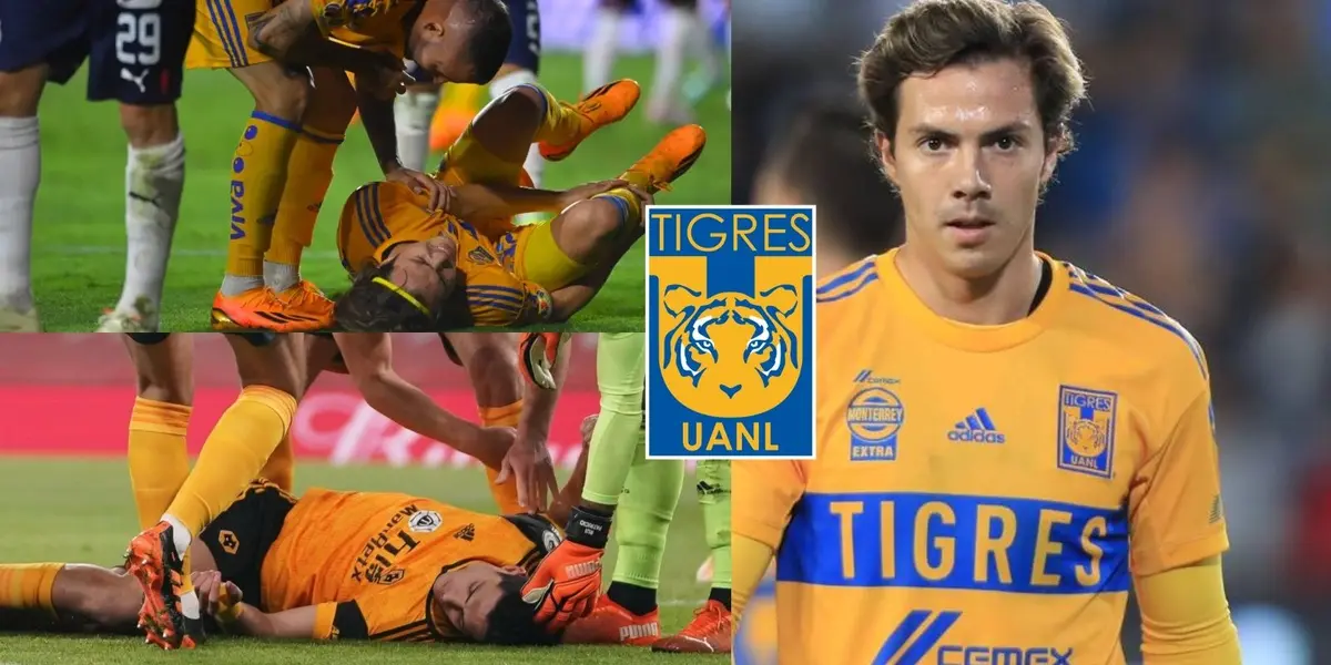 Se enciende las alarmas en Tigres, trae revelarse que Sebastián Córdova sufrió la misma lesión que Raúl Jiménez