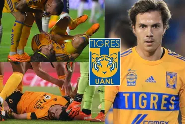 Se enciende las alarmas en Tigres, trae revelarse que Sebastián Córdova sufrió la misma lesión que Raúl Jiménez