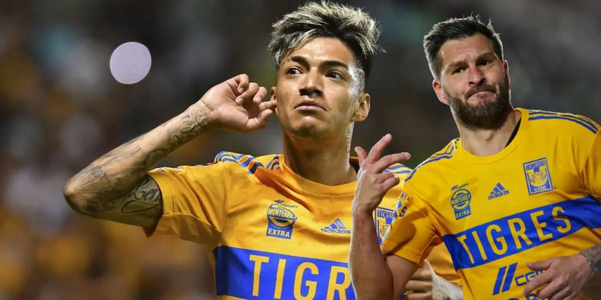 Tigres está ganando de buena forma y la máxima figura de la primera mitad es Raymundo Fulgencio