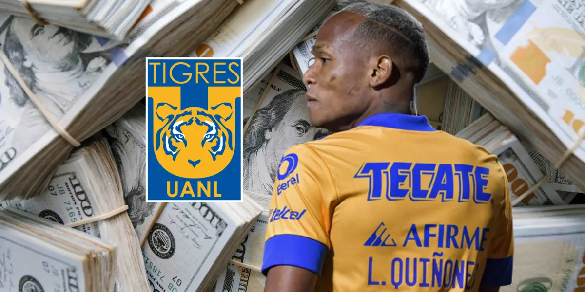 Tigres podría despedirse de Luis Quiñones, al colombiano le ofrecen 20 millones de pesos