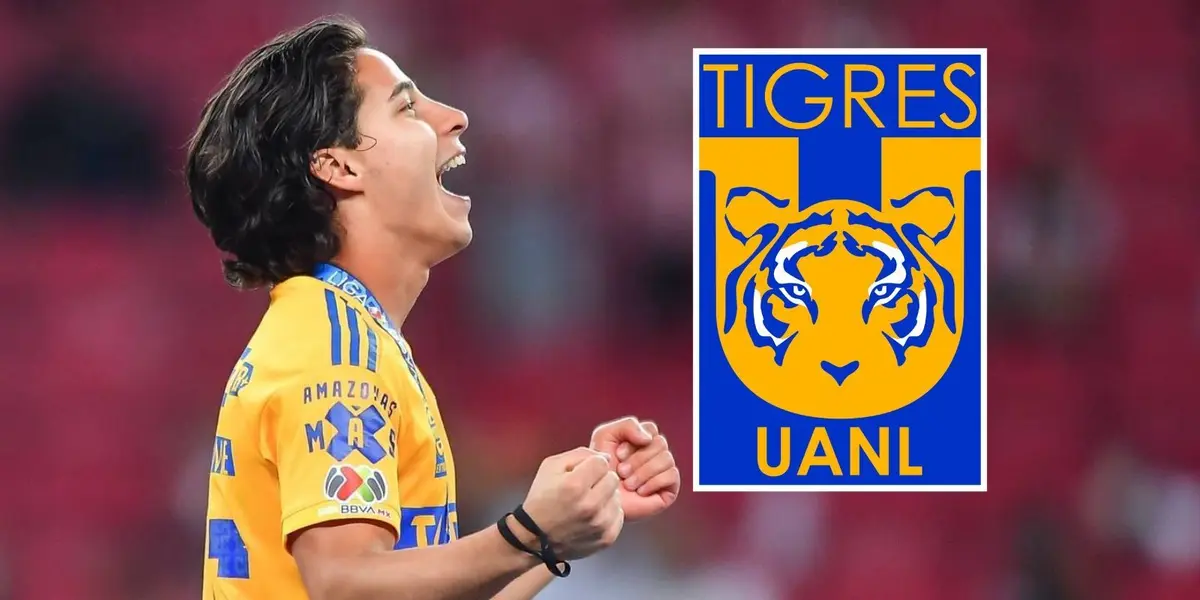 Vaya momento el que eligió Lainez para marcar su primer gol con la camiseta de Tigres